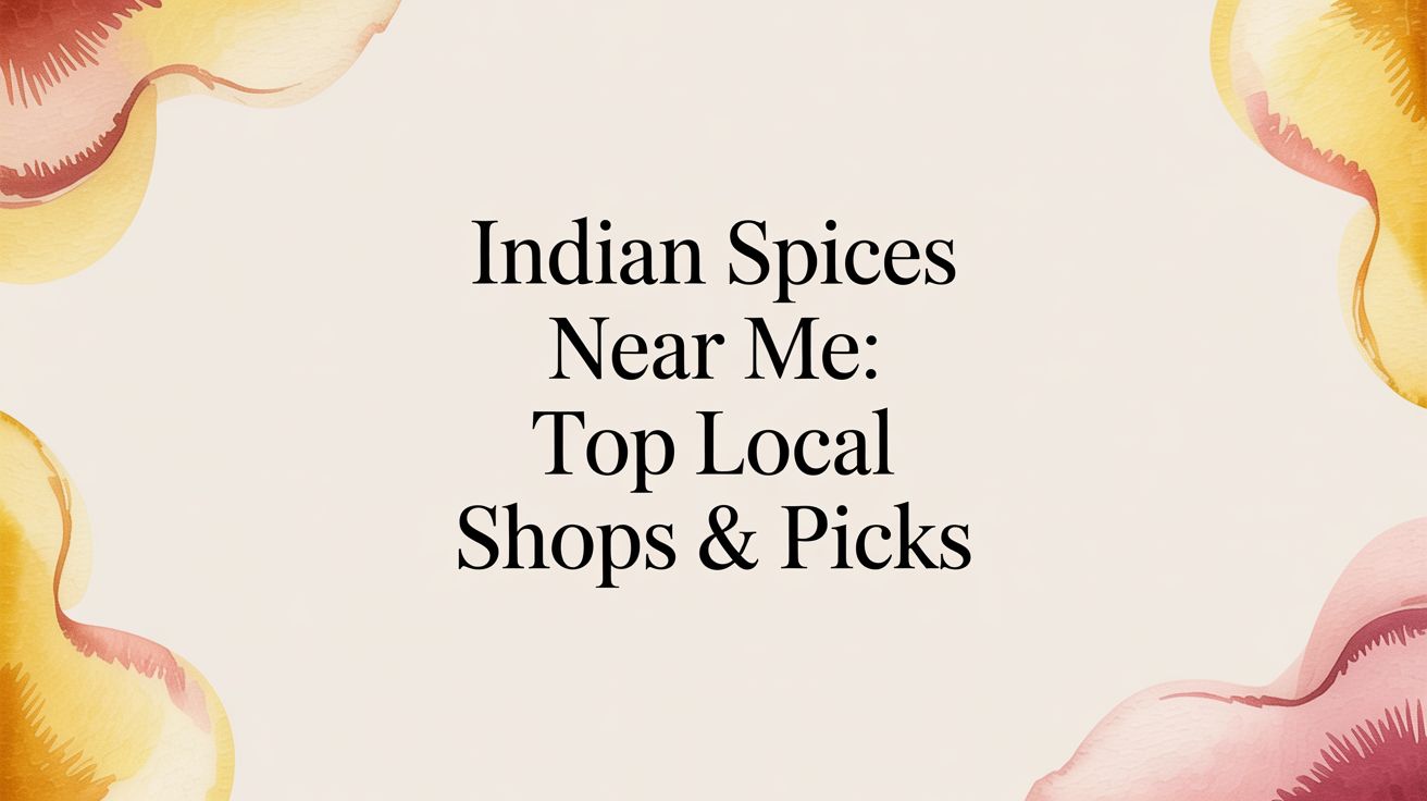 indian spices near me: Top Local Shops & Picks