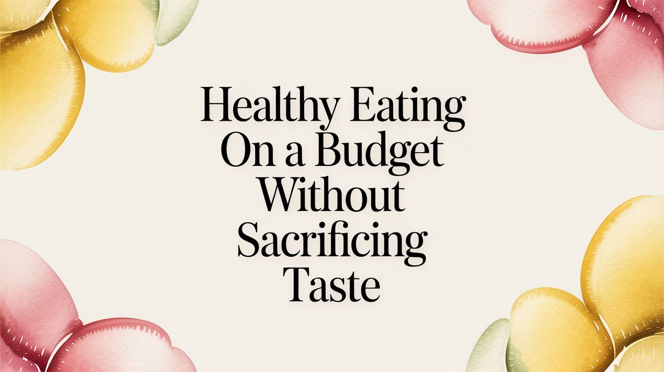 Healthy Eating on a Budget Without Sacrificing Taste