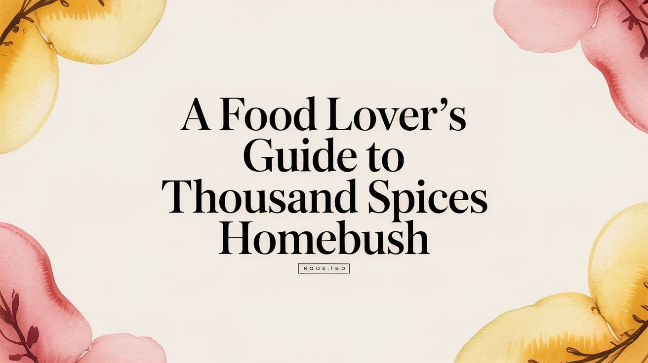 A Food Lover's Guide to Thousand Spices Homebush