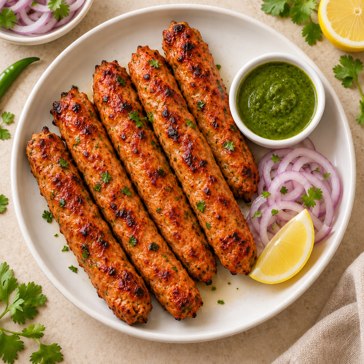 Chicken Seekh kabab (280g)