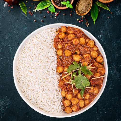 Punjabi chole with Basmati rice (400g)