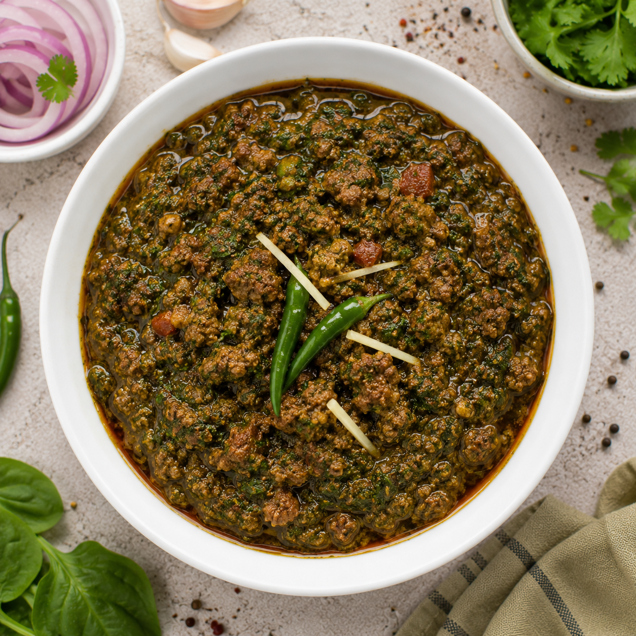 Palak Lamb keema (400g)