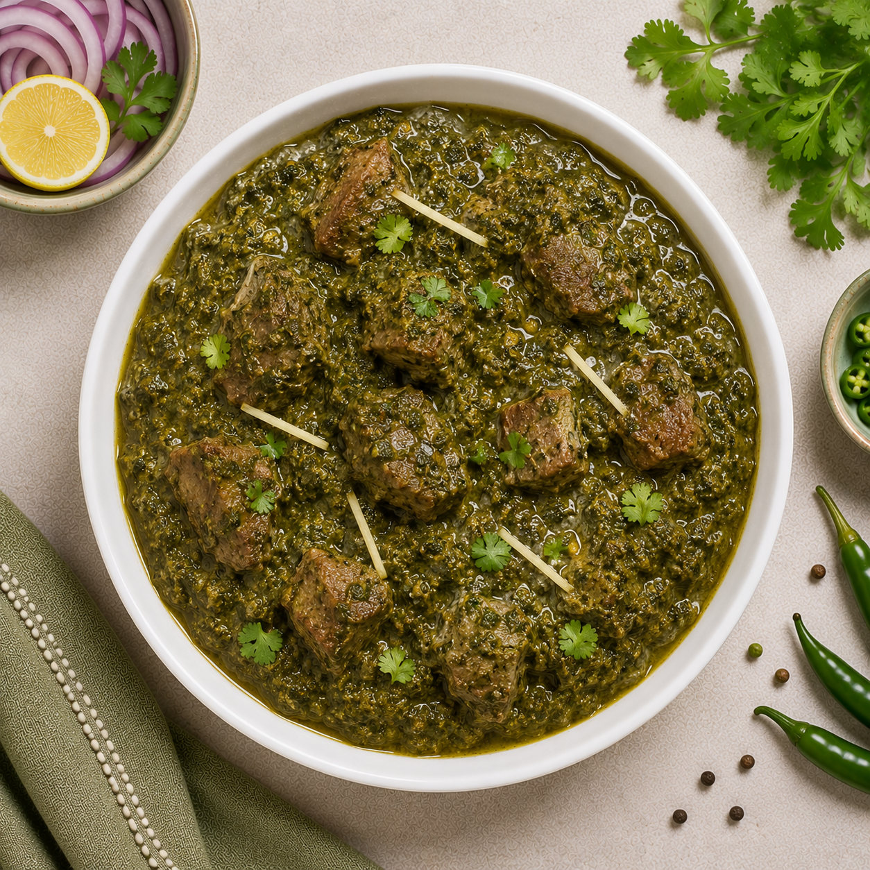 Mutton saagwala (400g)