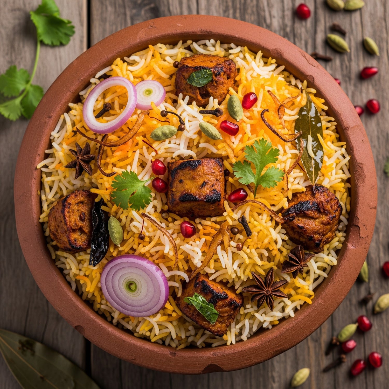 Soya Chaap Biryani (600g)
